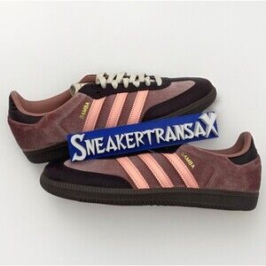 New Adidas Samba OG Brown Velvet Pink Size U.S Women’s 8 JI2682 NB